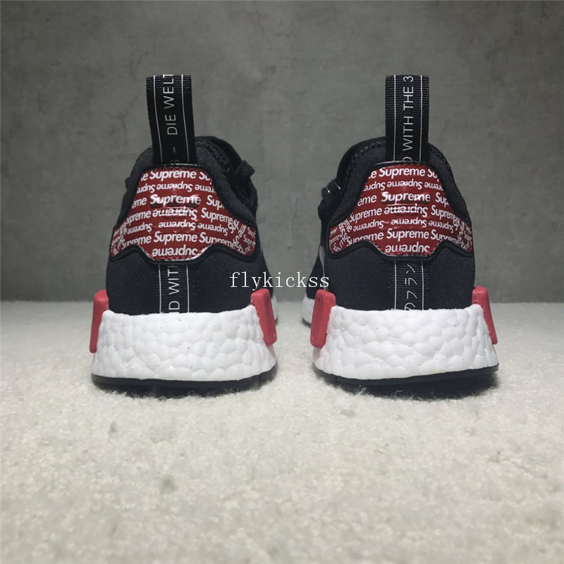 Adidas NMD Supreme Black Real Boost